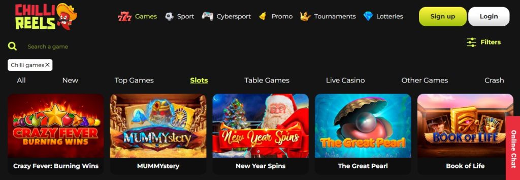 Chilli Reels Casino