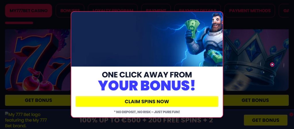 My777bet Casino