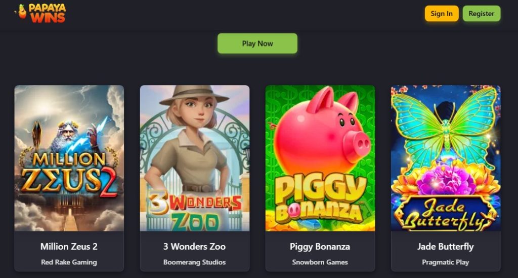 Papaya Wins Casino